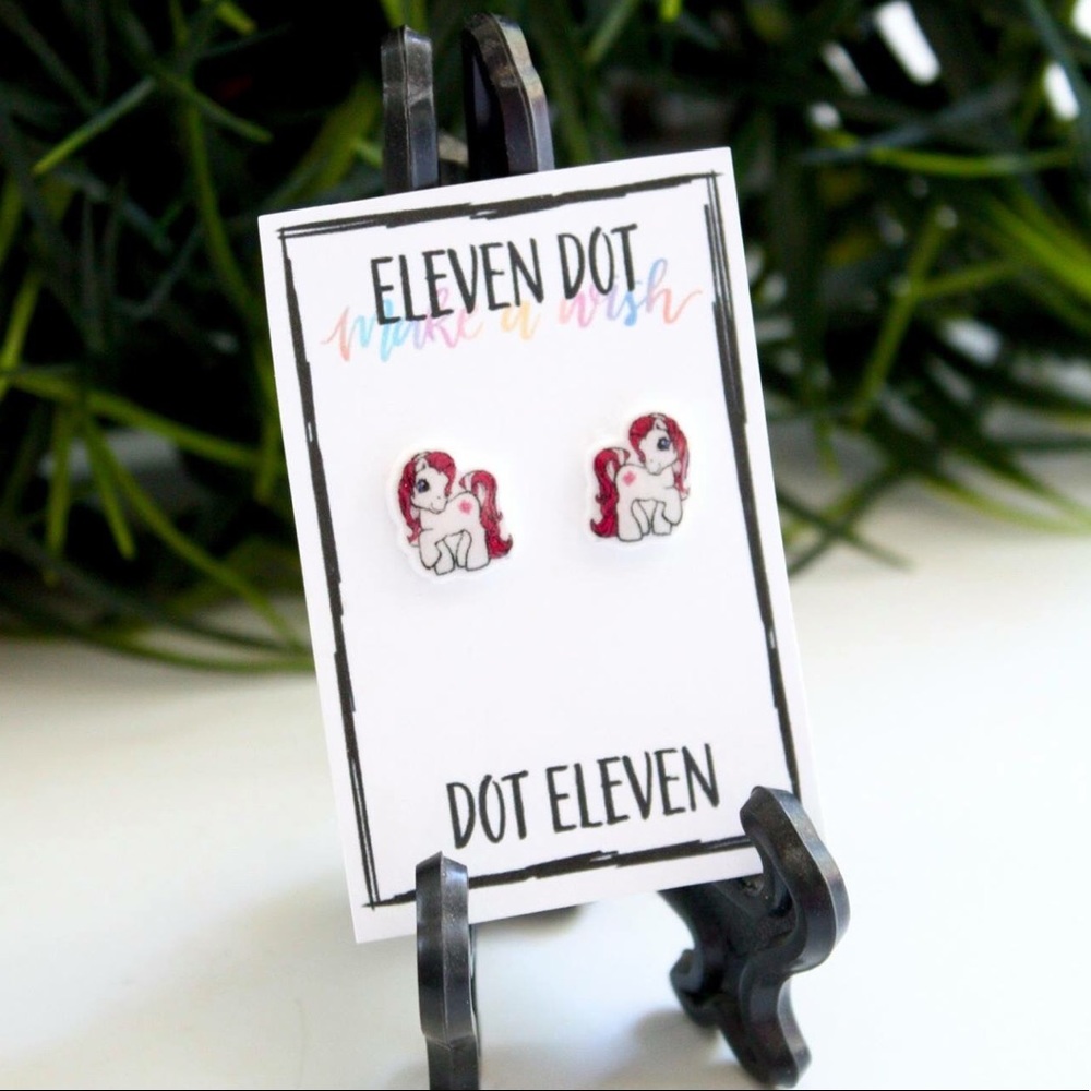 Vintage MLP My Little Pony Classic Toy Earrings